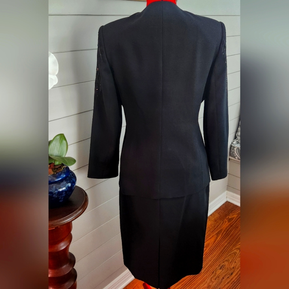 Black Sequined Suit John Meyer - image 2